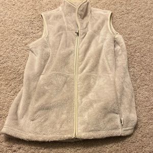 the north face fuzzy vest